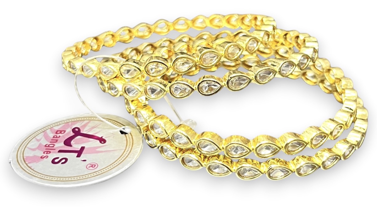 Uncut Kundan Bangles